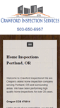 Mobile Screenshot of crawfordinspections.com